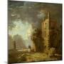 Ruined Tower with Figure, C.1770-79-Richard Wilson-Mounted Giclee Print