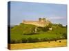 Ruined Walls of Roche Castle, County Louth, Ireland-null-Stretched Canvas