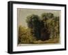 Ruines d'une arcade touffée d'herbes-Pierre Henri de Valenciennes-Framed Giclee Print