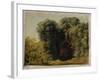 Ruines d'une arcade touffée d'herbes-Pierre Henri de Valenciennes-Framed Giclee Print