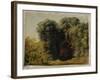 Ruines d'une arcade touffée d'herbes-Pierre Henri de Valenciennes-Framed Giclee Print