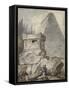 Ruines et tombeaux-Hubert Robert-Framed Stretched Canvas