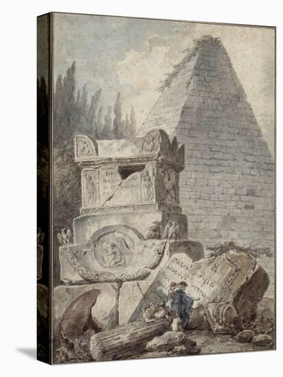 Ruines et tombeaux-Hubert Robert-Stretched Canvas