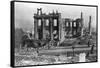 Ruins after San Francisco Earthquake-Arnold Genthe-Framed Stretched Canvas