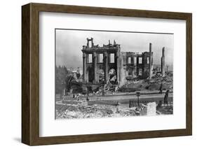 Ruins after San Francisco Earthquake-Arnold Genthe-Framed Photographic Print