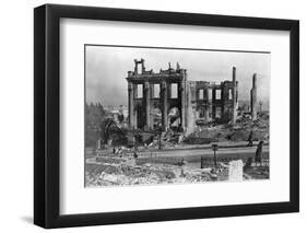 Ruins after San Francisco Earthquake-Arnold Genthe-Framed Photographic Print