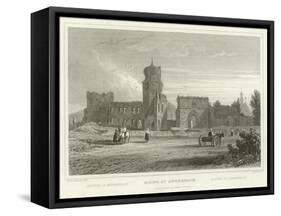 Ruins at Andernach-William Tombleson-Framed Stretched Canvas
