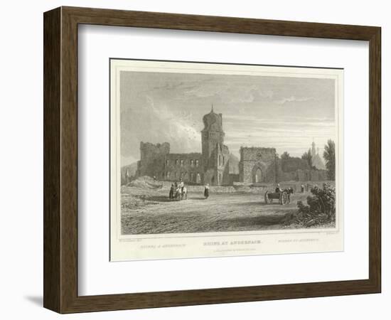 Ruins at Andernach-William Tombleson-Framed Giclee Print