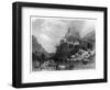 Ruins at Ettaia, Said to Have Been Caused by the Combat Between Krishna and Kali-Finden-Framed Giclee Print