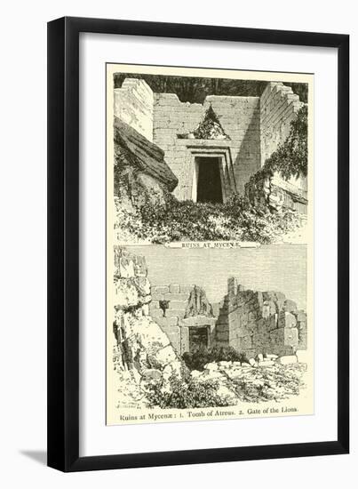 Ruins at Mycenae-null-Framed Giclee Print