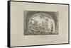 Ruins at Pergamon-Giovanni Battista Borra-Framed Stretched Canvas