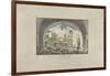 Ruins at Pergamon-Giovanni Battista Borra-Framed Giclee Print