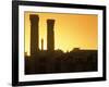 Ruins at Sunset, Archaeological Site, Jerash, Jordan, Middle East-Alison Wright-Framed Photographic Print