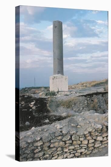 Ruins at the Site of the Battle of Cannae-null-Stretched Canvas