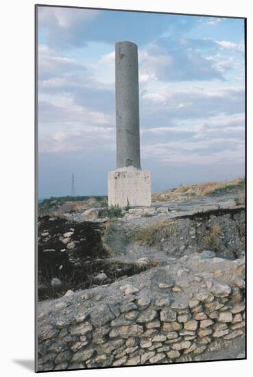 Ruins at the Site of the Battle of Cannae-null-Mounted Photographic Print