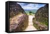 Ruins at the Top of Sigiriya Rock Fortress (Lion Rock)-Matthew Williams-Ellis-Framed Stretched Canvas