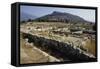 Ruins at the Western Gate, Eretria, Greece-null-Framed Stretched Canvas