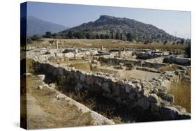 Ruins at the Western Gate, Eretria, Greece-null-Stretched Canvas