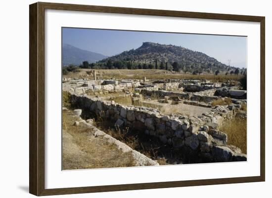 Ruins at the Western Gate, Eretria, Greece-null-Framed Giclee Print