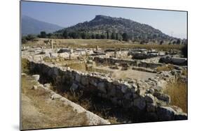 Ruins at the Western Gate, Eretria, Greece-null-Mounted Giclee Print