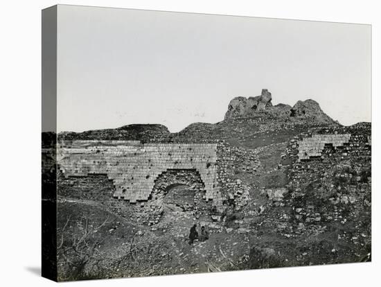 Ruins, Bethany from the West, 1850s-Mendel John Diness-Stretched Canvas