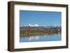 Ruins by a lake on Tibetan Plateau, Dhaulagiri (8167m), Shigatse Prefecture, Tibet, China-Keren Su-Framed Photographic Print