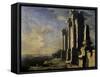 Ruins by Sea-Leonardo Coccorante-Framed Stretched Canvas