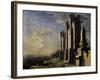 Ruins by Sea-Leonardo Coccorante-Framed Giclee Print