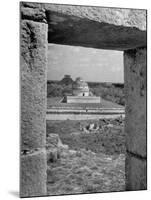 Ruins Chichen Itza Through an Archway-Dmitri Kessel-Mounted Photographic Print