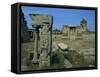 Ruins, Hampi, Karnataka State, India-Jane Sweeney-Framed Stretched Canvas