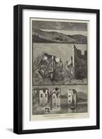 Ruins in Chios after the Late Disastrous Earthquake-Charles Auguste Loye-Framed Giclee Print