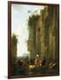 Ruins in Italy-Nicolaes Pietersz. Berchem-Framed Art Print