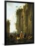 Ruins in Italy-Nicolaes Pietersz. Berchem-Framed Art Print