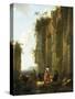 Ruins in Italy-Nicolaes Pietersz. Berchem-Stretched Canvas