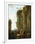 Ruins in Italy-Nicolaes Pietersz. Berchem-Framed Art Print