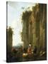 Ruins in Italy-Nicolaes Pietersz. Berchem-Stretched Canvas