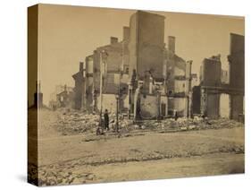 Ruins in Richmond, Virginia, c.1865-Andrew J^ Johnson-Stretched Canvas