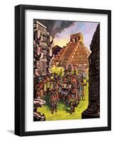 Ruins in the Forest-Ron Embleton-Framed Giclee Print