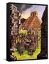 Ruins in the Forest-Ron Embleton-Framed Stretched Canvas