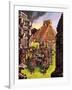 Ruins in the Forest-Ron Embleton-Framed Giclee Print