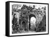 Ruins in the Middle of Kew Gardens, from "The Garden and Buildings at Kew in Surry"-Sir William Chambers-Framed Stretched Canvas