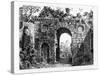 Ruins in the Middle of Kew Gardens, from "The Garden and Buildings at Kew in Surry"-Sir William Chambers-Stretched Canvas