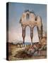 'Ruins near Palermo', 1852, (1938)-Felix De Lapommeraye-Stretched Canvas