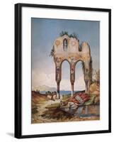 'Ruins near Palermo', 1852, (1938)-Felix De Lapommeraye-Framed Giclee Print