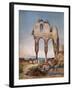 'Ruins near Palermo', 1852, (1938)-Felix De Lapommeraye-Framed Giclee Print