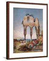 'Ruins near Palermo', 1852, (1938)-Felix De Lapommeraye-Framed Giclee Print