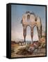 'Ruins near Palermo', 1852, (1938)-Felix De Lapommeraye-Framed Stretched Canvas
