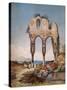 'Ruins near Palermo', 1852, (1938)-Felix De Lapommeraye-Stretched Canvas