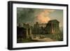 Ruins of a Doric Temple-Hubert Robert-Framed Art Print