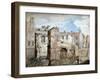 Ruins of a Fire-Damaged Building in Bear Yard, Westminster, London, 1809-Daniel Thorn-Framed Giclee Print